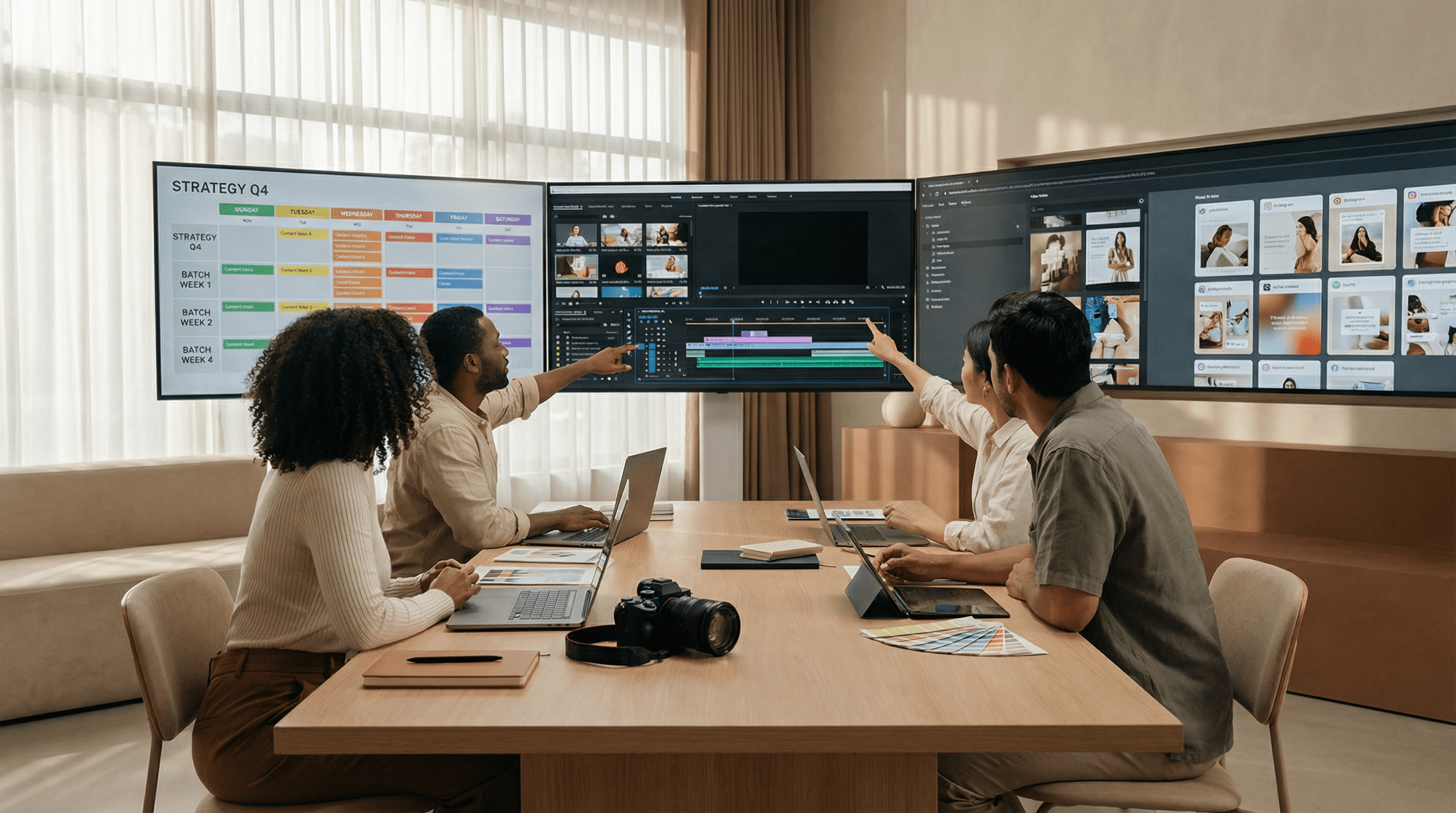 Content Strategy & Production background