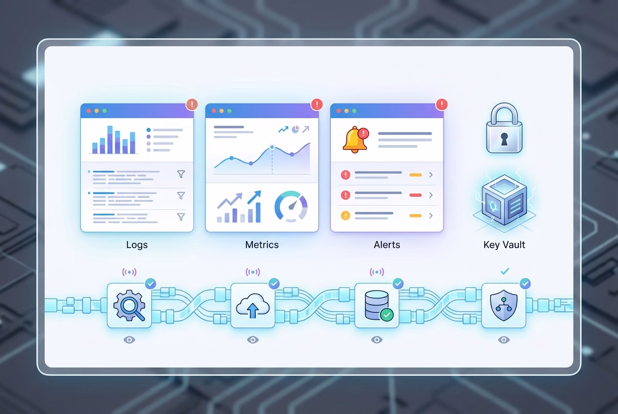 Observability and security controls for a build vs buy vs integrate integration layer
