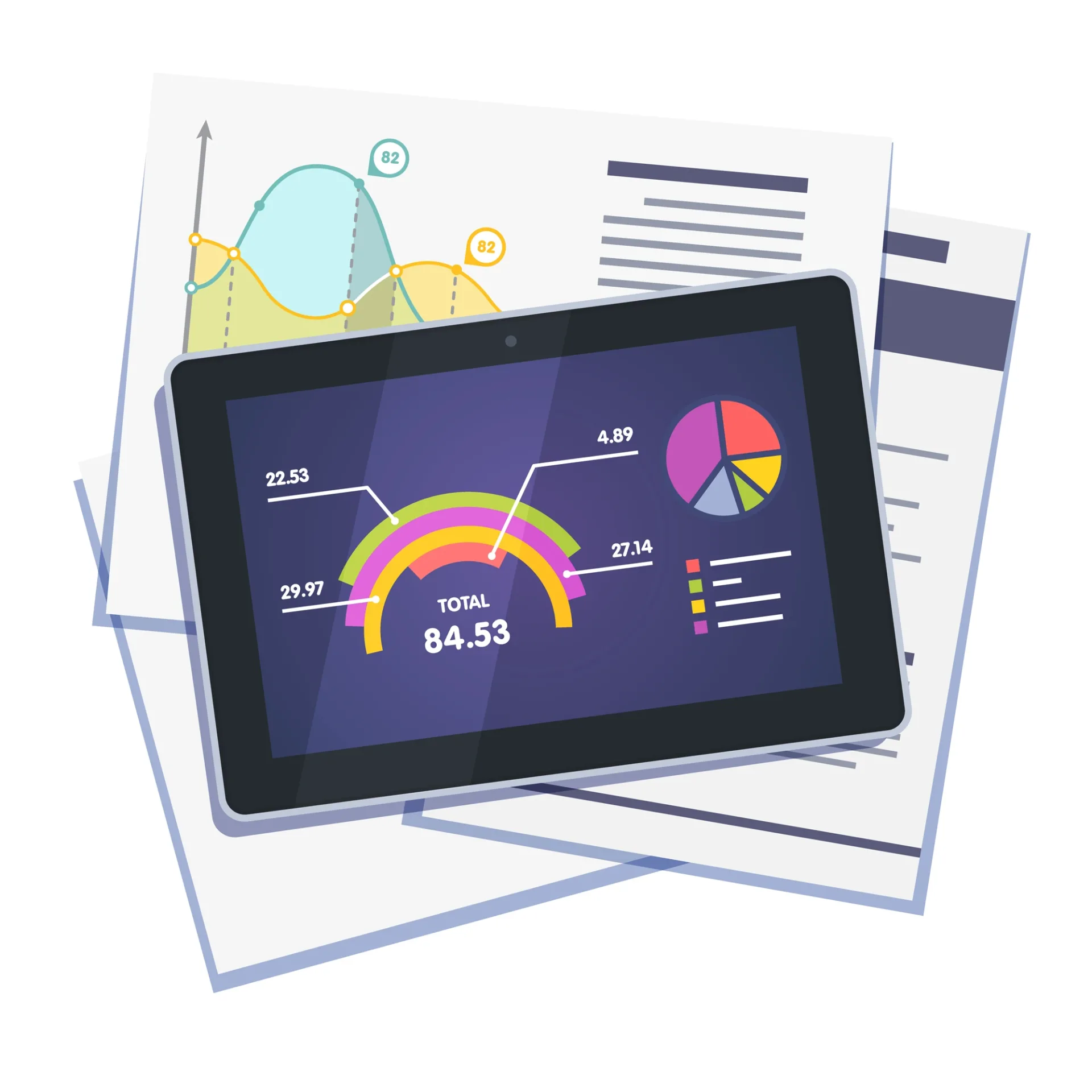What Is Predictive Analytics? How Marketers Anticipate Customer Needs and Drive Growth 1 Image shows a tablet with predictive analytics.