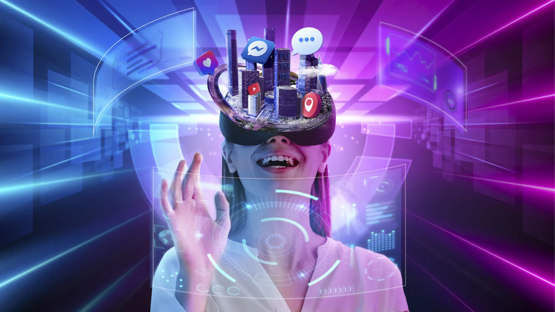 Image shows AI vs Human creativity in marketing