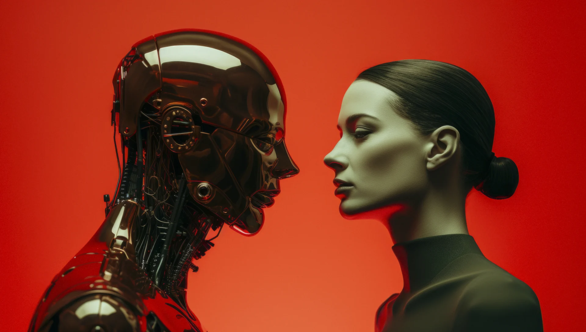 Image shows AI vs Human 