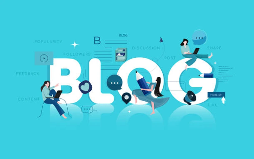 illustrate about how to start writing blogs