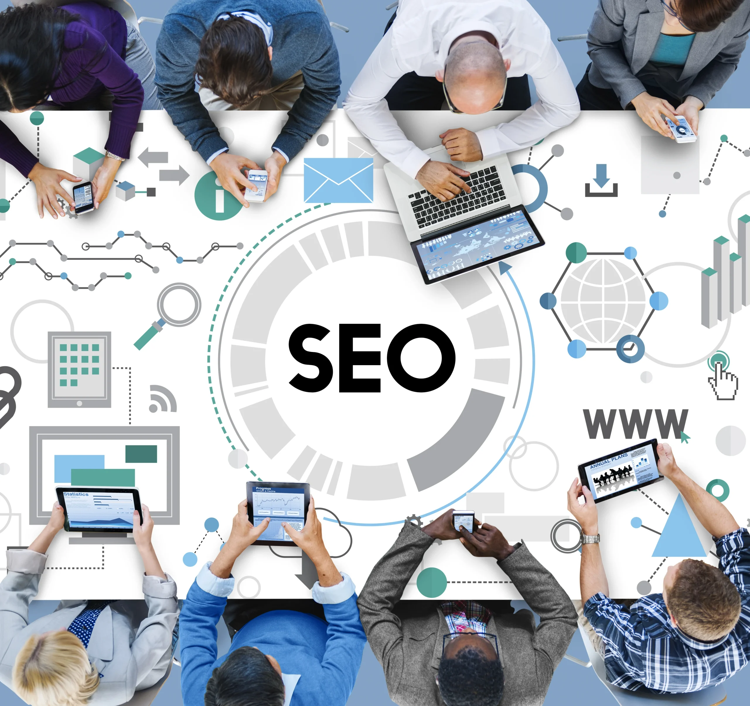 illustrate the SEO services team